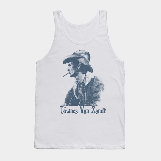 Townes Van Zandt Tank Top by Campfire Classic